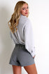 Contemporary Shorts - 52480-54-160 02 / 160 Silver Gray / 55% WOOL 40% POLYESTER 5% ELASTANE